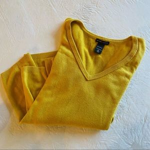 NY&Company Mustard Yellow Acrylic Sweater